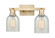 Arcadia Two Light Bath Vanity in Champagne Bronze (405|7162WCBG2511)