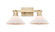 Arcadia Two Light Bath Vanity in Champagne Bronze (405|7162WCBG131)