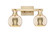 Arcadia Two Light Bath Vanity in Champagne Bronze (405|7162WCBG1286)