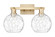 Arcadia Two Light Bath Vanity in Champagne Bronze (405|7162WCBG12158)