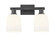 Arcadia Two Light Bath Vanity in Matte Black (405|7162WBKG5586GWH)