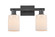 Arcadia Two Light Bath Vanity in Matte Black (405|7162WBKG341)