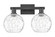 Arcadia Two Light Bath Vanity in Matte Black (405|7162WBKG12158)