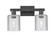 Arcadia Two Light Bath Vanity in Matte Black (405|7162WBKG112)