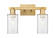 Arcadia Two Light Bath Vanity in Brushed Brass (405|7162WBBG802)