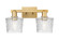Arcadia Two Light Bath Vanity in Brushed Brass (405|7162WBBG402)