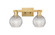 Arcadia Two Light Bath Vanity in Brushed Brass (405|7162WBBG122C6CL)