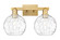 Arcadia Two Light Bath Vanity in Brushed Brass (405|7162WBBG12158)