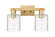 Arcadia Two Light Bath Vanity in Brushed Brass (405|7162WBBG1113)