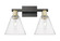 Arcadia Two Light Bath Vanity in Black Antique Brass (405|7162WBABGBC84)