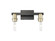 Arcadia Two Light Bath Vanity in Black Antique Brass (405|7162WBAB)