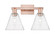 Arcadia Two Light Bath Vanity in Antique Copper (405|7162WACGBC84)