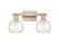 Arcadia Two Light Bath Vanity in Antique Copper (405|7162WACG1246)