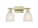 Arcadia Two Light Bath Vanity in Antique Brass (405|7162WABG441)