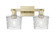 Arcadia Two Light Bath Vanity in Antique Brass (405|7162WABG402)