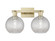Arcadia Two Light Bath Vanity in Antique Brass (405|7162WABG122C8CL)
