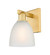 Arcadia One Light Wall Sconce in Satin Gold (405|7161WSGG381)