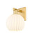 Arcadia One Light Wall Sconce in Satin Gold (405|7161WSGG12178WV)