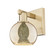 Arcadia One Light Wall Sconce in Champagne Bronze (405|7161WCBG1286)
