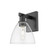 Arcadia One Light Wall Sconce in Matte Black (405|7161WBKGBD752)