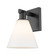 Arcadia One Light Wall Sconce in Matte Black (405|7161WBKGBC81)