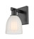 Arcadia One Light Wall Sconce in Matte Black (405|7161WBKG441)