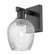Arcadia One Light Wall Sconce in Matte Black (405|7161WBKG292)