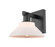Arcadia One Light Wall Sconce in Matte Black (405|7161WBKG131)