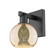 Arcadia One Light Wall Sconce in Matte Black (405|7161WBKG1286)