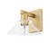 Arcadia One Light Wall Sconce in Brushed Brass (405|7161WBBG132)