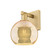 Arcadia One Light Wall Sconce in Brushed Brass (405|7161WBBG1288)