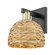 Arcadia One Light Wall Sconce in Black Antique Brass (405|7161WBABRBD8NAT)
