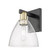 Arcadia One Light Wall Sconce in Black Antique Brass (405|7161WBABGBD754)