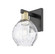 Arcadia One Light Wall Sconce in Black Antique Brass (405|7161WBABG362)