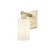 Arcadia One Light Wall Sconce in Antique Brass (405|7161WABG801)