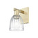 Arcadia One Light Wall Sconce in Antique Brass (405|7161WABG442)