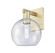 Arcadia One Light Wall Sconce in Antique Brass (405|7161WABG1248)