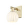Arcadia One Light Wall Sconce in Antique Brass (405|7161WABG12176WV)
