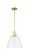 Arcadia One Light Mini Pendant in Satin Gold (405|7161SSGGBD122)