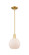 Arcadia One Light Mini Pendant in Satin Gold (405|7161SSGG1218)