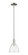 Arcadia One Light Mini Pendant in Polished Nickel (405|7161SPNGBD754)