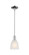 Arcadia One Light Mini Pendant in Polished Chrome (405|7161SPCG441)