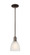 Arcadia One Light Mini Pendant in Oil Rubbed Bronze (405|7161SOBG381)