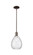 Arcadia One Light Mini Pendant in Oil Rubbed Bronze (405|7161SOBG372)
