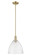 Arcadia One Light Mini Pendant in Champagne Bronze (405|7161SCBGBD124)