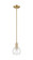 Arcadia One Light Mini Pendant in Champagne Bronze (405|7161SCBG1226)