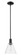 Arcadia One Light Mini Pendant in Matte Black (405|7161SBKGBC82)