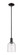 Arcadia One Light Mini Pendant in Matte Black (405|7161SBKG5586SDY)