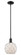 Arcadia One Light Mini Pendant in Matte Black (405|7161SBKG1218RW)
