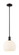 Arcadia One Light Mini Pendant in Matte Black (405|7161SBKG121710WV)